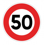Panneaux routier Limitation de vitesse B14