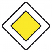Panneaux routier "Route prioritaire" AB6