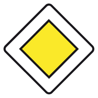 Panneaux routier "Route prioritaire" AB6