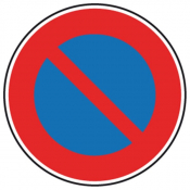Panneaux routier Stationnement interdit B6a1