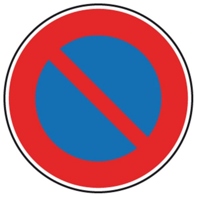 Panneaux routier Stationnement interdit B6a1