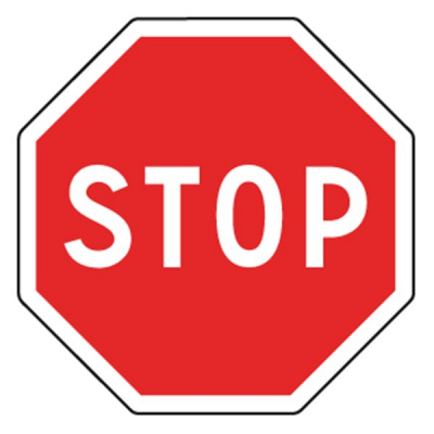 Panneaux routier  Stop AB4