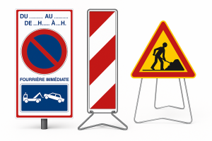 Panneaux temporaires