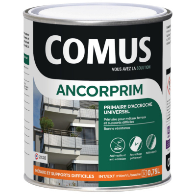 Primaire d’Accrochage Universel - Antirouille & Anticorrosion - Haute Adhérence - Satin - ANCORPRIM