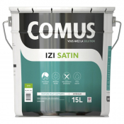 Peinture Acrylique pour Murs et Plafonds - Multisupports - Finition B -  COMUS IZI’SATIN