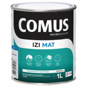 Peinture Multisupports Finition B  pour Murs et Plafonds Intérieurs - Blanche - COMUS IZI MAT