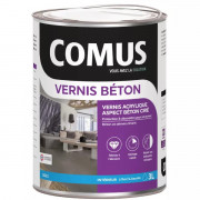 Vernis pour Sols et Murs - Bétons, Ciments - Transparent Ciré - COMUS VERNIS BETON