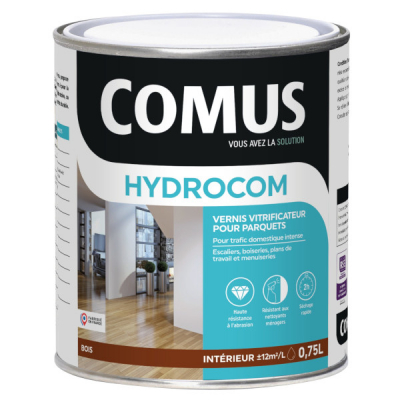 Vitrificateur polyuréthane acrylique mono-composant COMUS® HYDROCOM