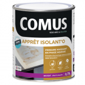 Primaire Isolant et Masquant - Supports Tâchés ou Colorés - Phase aqueuse - ISOLANT'O  COMUS