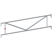 Garde-corps standard à tube -Type B- pour DUO-45 +