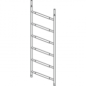 Cadre en aluminium avec 6 échelons