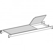 Plate-forme avec trappe d'accès