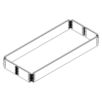 Plinthe portefeuille, courte