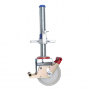 Roue pivotante Ø 150 mm avec vérin