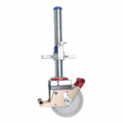 Roue pivotante Ø 150 mm avec vérin
