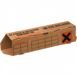 Carton de 200 boites en carton kraft rats ou souris
