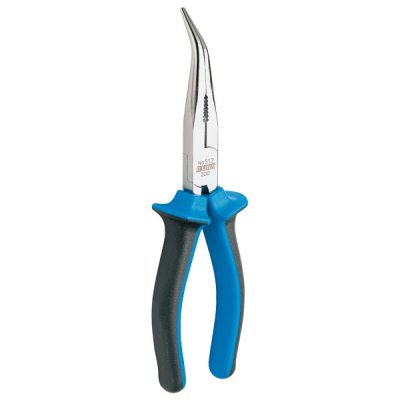 Pince 1/2 ronde nez coude gainage BI-matière