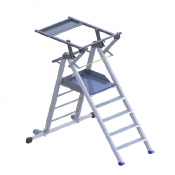 Plate-forme roulante et pliante PIRL avec stabilisateurs latéraux dépliants