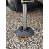 Patins à encoches pour stabilisateurs PME polyéthylène - Stabilisation camion chantier BTP 20 tonnes