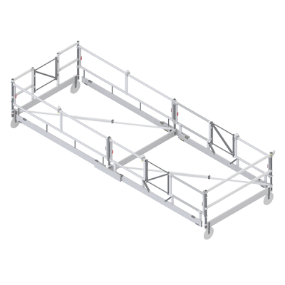 Protection de toiture en aluminium pour circulation sur bungalow