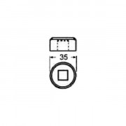 Matrices carrés pour poinçonneuse 21/16 - N°57 - 4,2 à 15,7 mm