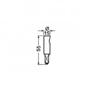 Poinçons carrés pour poinçonneuse 21/16 - N°55 - 4 à 10,0 mm