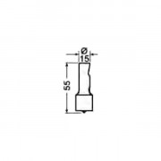 Poinçons ronds pour poinçonneuse 21/16 - N°56 - Ø 15,5 à 22,2 mm