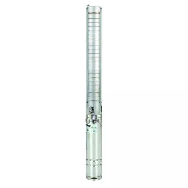 Pompe de forage triphasée 4" tout inox avec moteur immergé