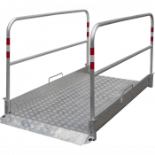 Set de 5 pont de tranchée en aluminium 2,30 m – avec ou sans garde-corps