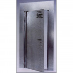 Porte provisoire de chantier galvanisé