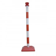 Poteau de balisage PVC à lester
