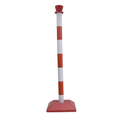 Poteau de balisage PVC à lester