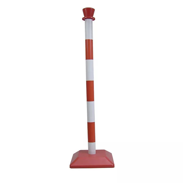 Poteau de balisage PVC à lester