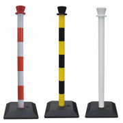 Poteau de balisage PVC lesté