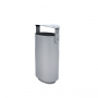 Corbeille acier avec protection pluie 130 Litres