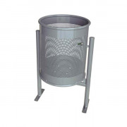 Corbeille circular 60 teinte grise