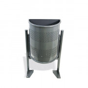 Corbeille semi-circulaire 30 litres