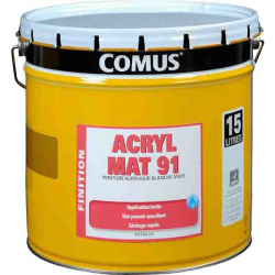 Peinture de finition mate supports usuels COMUS® ACRYL MAT 91