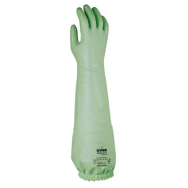 Uvex rubiflex élastique gant protection risques chimiques