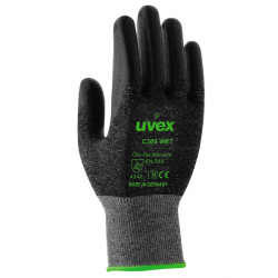 Uvex C300 wet gant protection risques coupures