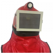 Casque De Sablage À Fenêtre Rectangulaire – Haute Résistance – Sans Tuyau