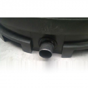 Perçage de bas de cuve 110 à 200 mm pour jumelage de cuve via tubes PVC