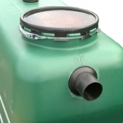 Connexion pour SORTIE de cuve à eau PE Ø110 mm
