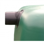 Raccordement pour SORTIE de cuve à eau DS PLASTICS PE Ø110