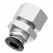 Raccord Droit Traversée de Cloison Femelle Cylindrique – Raccordement Étanche – Prevost