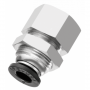 Raccord Droit Traversée de Cloison Femelle Cylindrique – Raccordement Étanche – Prevost