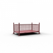 Box-palette treillis peint ou galvanisé 1,50 m x 0,87 m x 0,50 m