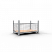 Caisse grillagée certifiée GS  1,43m x 0,87m x 0,69m