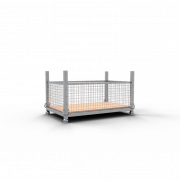 Caisse grillagée certifiée GS  1,43m x 0,87m x 0,69m