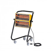Chauffage rayonnant mobile à halogène à quartz HALL 3000 (MT30 )sur roues
